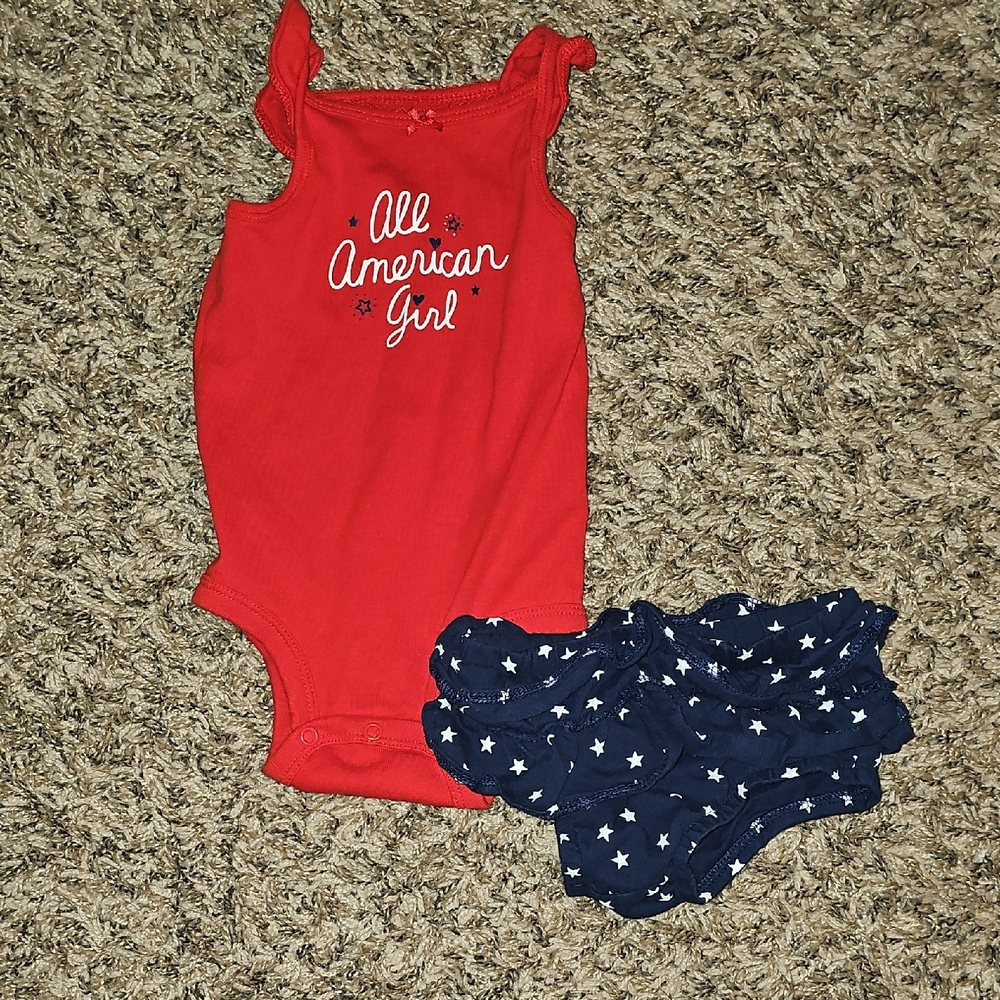 Carter's Red and Blue Kids Matching Set